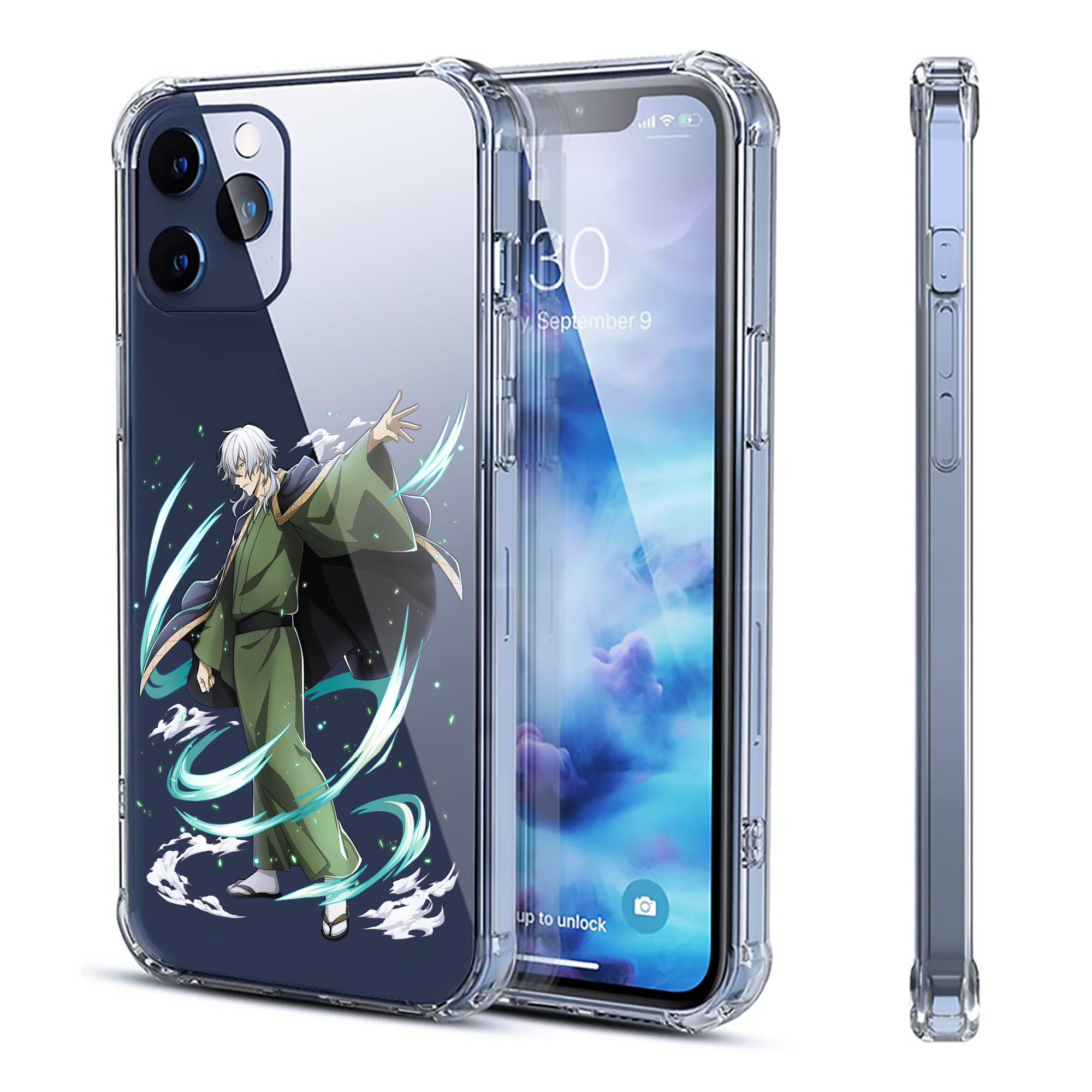（画像用） 文豪ストレイドッグス Bungo Stray Dogs 【iPhone 12シリーズ対応】透明スマホケース（クリアソフトケース）
